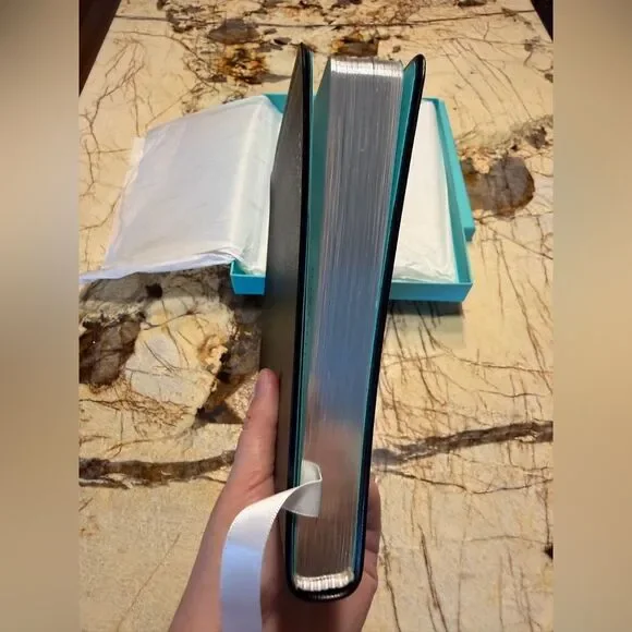 Tiffany & Co Large Black Leather Blue Box 2019 Journal Planner New Never Used - Picture 13 of 14